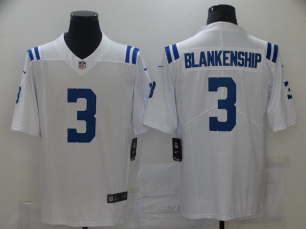 Men's Indianapolis Colts #3 Rodrigo Blankenship White Vapor Untouchable Limited Stitched NFL Stitched